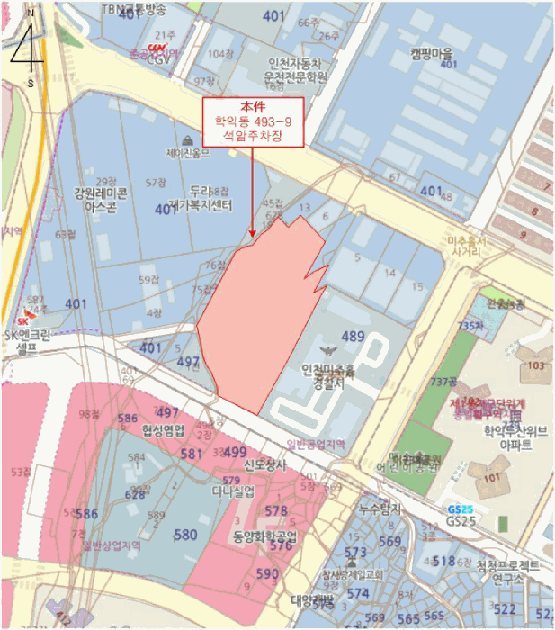 2026타경501496 · 사용본거지 : 인천광역시 계양구 임학서로 34 비동 지하층 비01호 (임학동, 고려빌라)