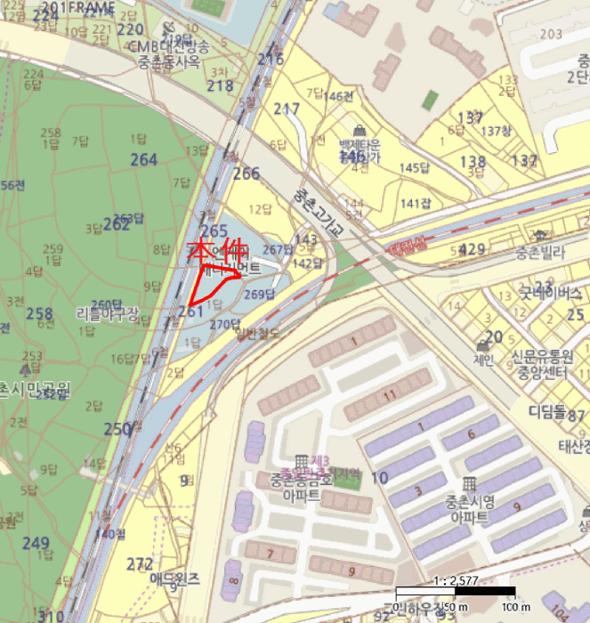 2025타경503844 · 사용본거지 : 충남 금산군 추부면 대학로 175, 208호