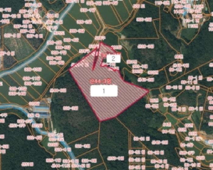 2025타경833 임야 · 충청남도 당진시 송산면 명산리 산44-3